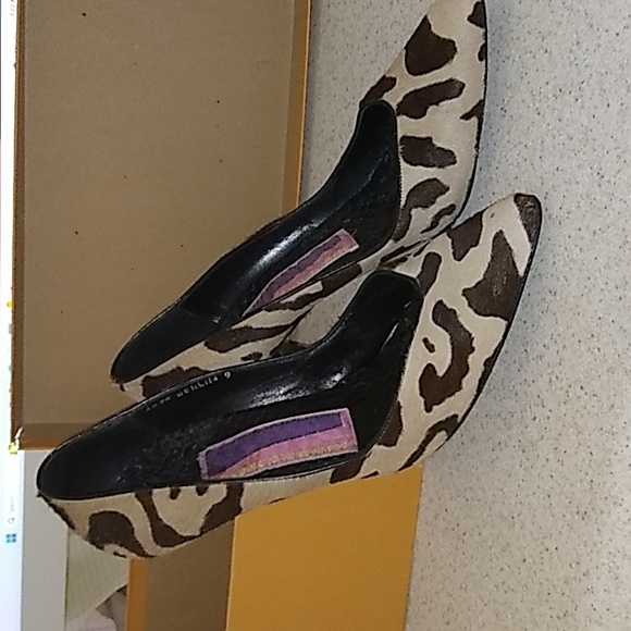 Large size Cheetah print envelope handbag size 9 matching heels 👠 - Picture 11 of 16